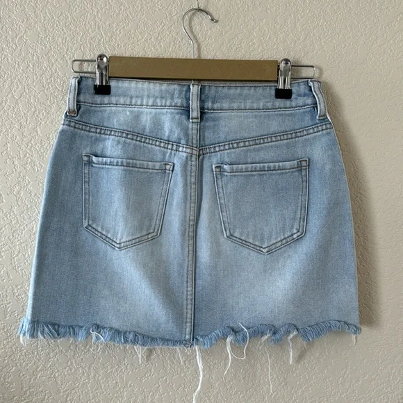 Pacsun Denim Mini Skirt Size 25 - Picture 2 of 11